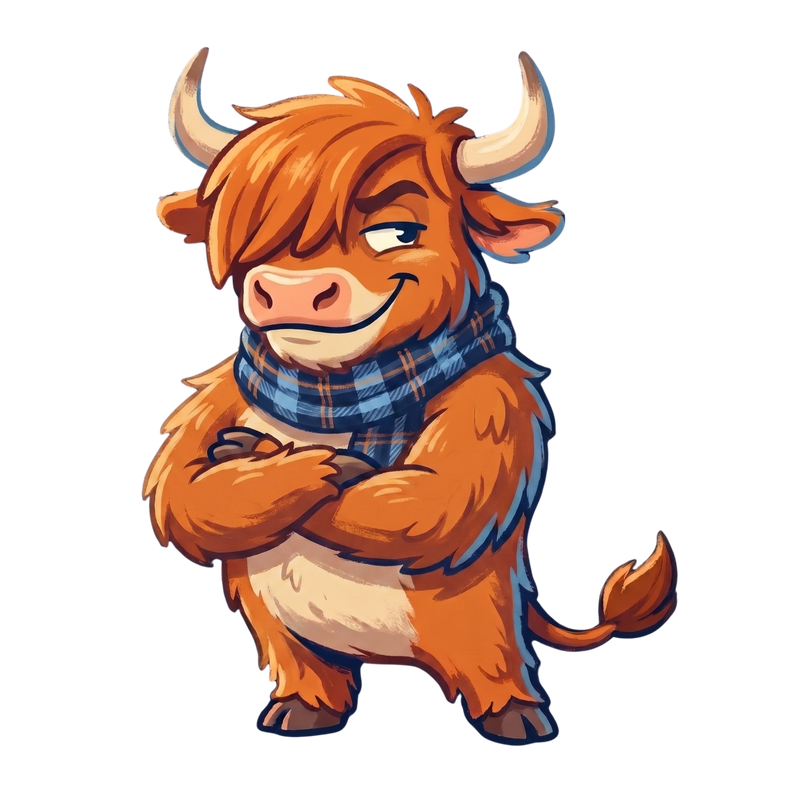 The Whit Did Ye Say? coo with a smirk